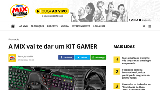 Promoção A Mix Vai Te Dar Um Kit Gamer